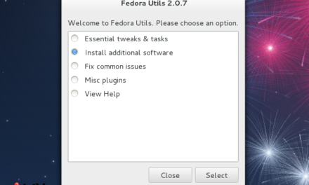 Fedora Utils получил поддержку Fedora 17