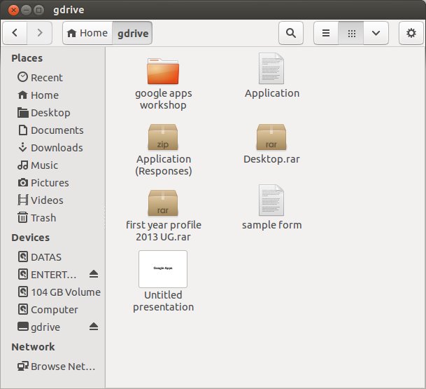Как установить Google Drive в Ubuntu Linux